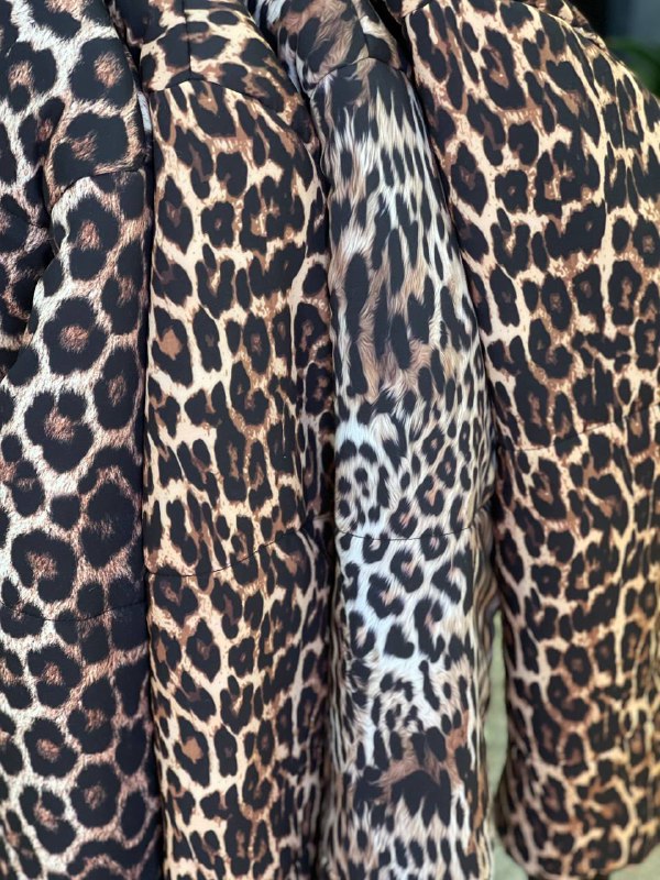 کاپشن کوتاه پلنگی 🍁کالکشن پاییزه🍁